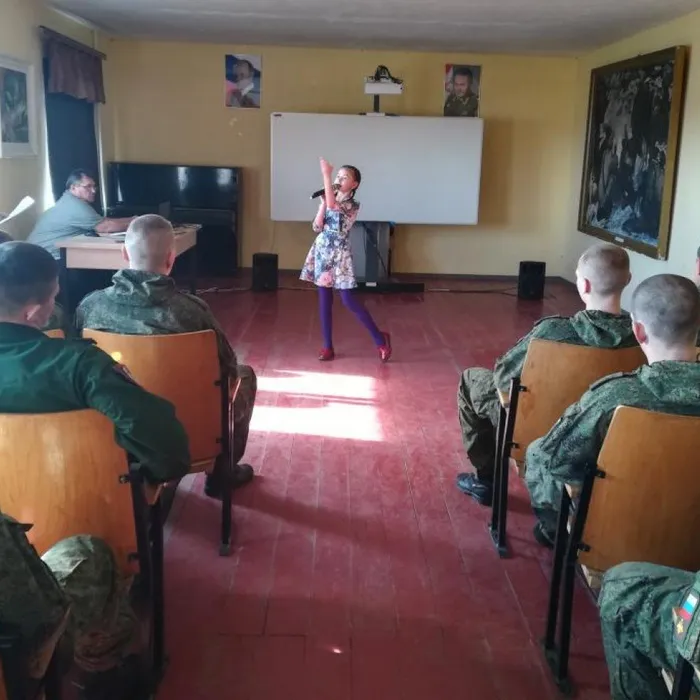 Концерт в воинской части